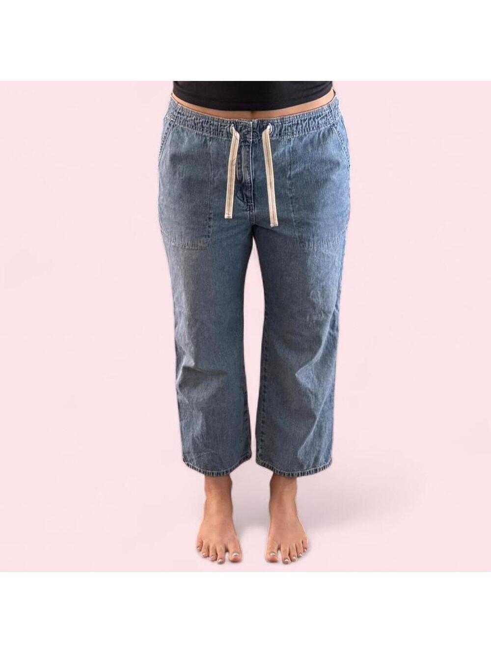 Vintage Old Navy mid rise denim capris